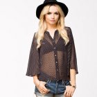 Sheer Black Blouse - Image 3